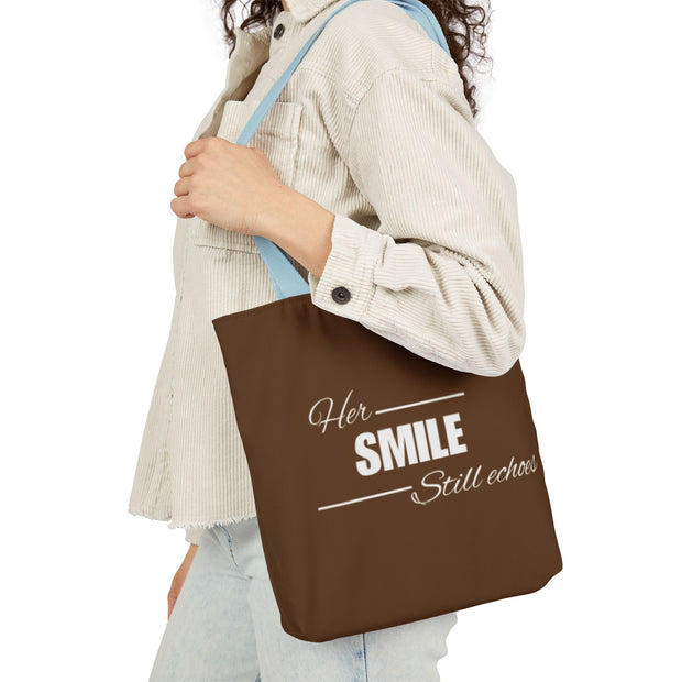 Her Smile Canvas Tote Bag | Eco-Friendly Tote for Women | Motivational Quote Tote Bag | Gift for Her Shopper Bag | Stylish Canvas Bag with Quote | Daily Use Cotton Tote | Sustainable Fashion Tote | Reusable Shopper with Message | Inspirational Tote Bag for Girls | Foldable Canvas Bag Gift Idea

