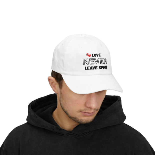 Love Never Leave Dad Cap | Family Gift Relaxed Dad Hat | Casual Summer Accessory Cap | Father’s Day Embroidered Hat | Adjustable Cotton Dad Cap | Meaningful Family Gift Hat | Lightweight Everyday Dad Hat | Classic Relaxed Fit Cap | Thoughtful Family Bonding Gift Hat | Durable Cotton Casual Cap

