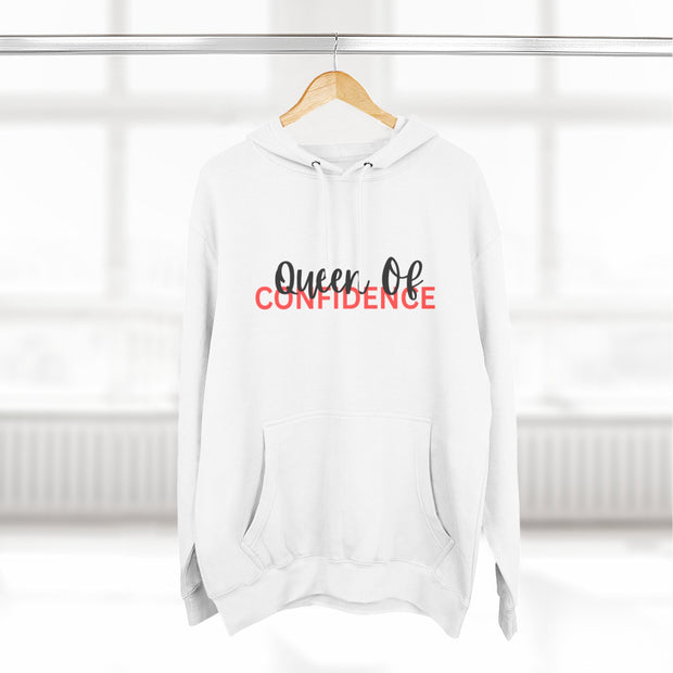 Queen of Confidence Hoodie | Empowering Fleece Sweatshirt for Women | Motivational Graphic Hoodie | Cozy Casual Hoodie Gift | Queen of Confidence Pullover | Stylish Empowerment Hoodie | Women’s Positive Message Hoodie | Soft Fleece Hoodie for Her | Everyday Confidence Hoodie | Inspirational Hoodie for Women