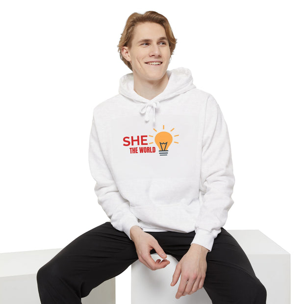 Empowering She Hoodie for Women | Motivational Unisex Hoodie | Gift for Her Sweatshirt | Cozy Empowerment Hoodie | Inspirational Hoodie for Women | Feminine Strength Hoodie | Daily Comfort Motivational Sweatshirt | Uplifting Message Hoodie | Empower Her Hoodie | Positive Vibes Unisex Sweatshirt