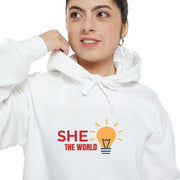 Empowering She Hoodie | Custom Gift for Her | Georgia Peache Empowering She Hoodie for Women | Motivational Unisex Hoodie | Gift for Her Sweatshirt | Cozy Empowerment Hoodie | Inspirational Hoodie for Women | Feminine Strength Hoodie | Daily Comfort Motivational Sweatshirt | Uplifting Message Hoodie | Empower Her Hoodie | Positive Vibes Unisex Sweatshirt