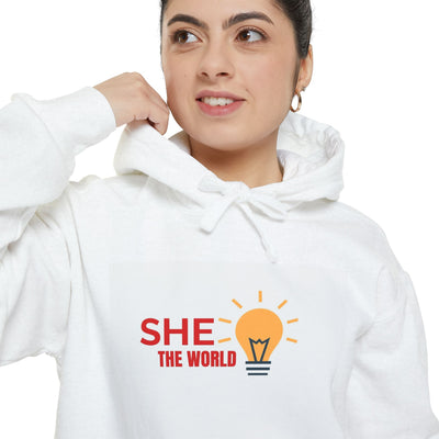 Empowering She Hoodie | Custom Gift for Her | Georgia Peache Empowering She Hoodie for Women | Motivational Unisex Hoodie | Gift for Her Sweatshirt | Cozy Empowerment Hoodie | Inspirational Hoodie for Women | Feminine Strength Hoodie | Daily Comfort Motivational Sweatshirt | Uplifting Message Hoodie | Empower Her Hoodie | Positive Vibes Unisex Sweatshirt