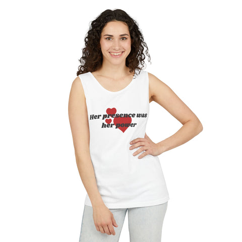 Empowering Love Tank Top | Unisex Heart Design Shirt | Feminist Summer Tank | Gift for Her Sleeveless Shirt | Empowerment Cotton Tank | Bold Graphic Love Shirt | Inspirational Tank for Women | Summer Motivation Tank | Sleeveless Empowering Top | Positive Message Unisex Shirt
