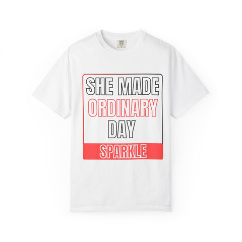 Sparkling Inspiration Tee | Feminine Motivational T-Shirt | Gift for Her Quote Shirt | Stylish Everyday Inspiration Tee | Uplifting Message Shirt for Women | Positive Vibes T-Shirt | Casual Outfit Tee for Her | Empowerment Shirt for Girls | Soft Feel-Good Tee | Self-Love Shirt for Women