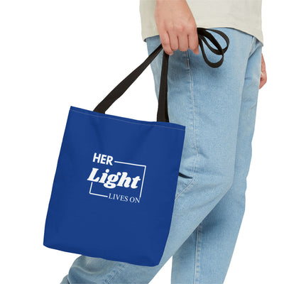 Her Light Lives On Tote | Grief Gift & Custom Bag | Georgia Peache Her Light Lives On Tote Bag | Grief Support Gift Tote | Inspirational Remembrance Bag | Motivational Eco Tote | Memorial Quote Canvas Bag | Uplifting Shopping Tote for Women | Reusable Sympathy Gift Bag | Thoughtful Everyday Carry Tote | Emotional Healing Tote Bag | Eco-Friendly Memorial Tote