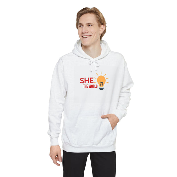 Empowering She Hoodie for Women | Motivational Unisex Hoodie | Gift for Her Sweatshirt | Cozy Empowerment Hoodie | Inspirational Hoodie for Women | Feminine Strength Hoodie | Daily Comfort Motivational Sweatshirt | Uplifting Message Hoodie | Empower Her Hoodie | Positive Vibes Unisex Sweatshirt