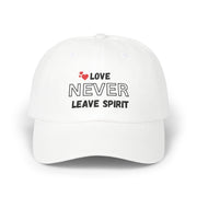 Love Never Leaves Dad Cap | Personalized Gift | Georgia Peache Love Never Leave Dad Cap | Family Gift Relaxed Dad Hat | Casual Summer Accessory Cap | Father’s Day Embroidered Hat | Adjustable Cotton Dad Cap | Meaningful Family Gift Hat | Lightweight Everyday Dad Hat | Classic Relaxed Fit Cap | Thoughtful Family Bonding Gift Hat | Durable Cotton Casual Cap

