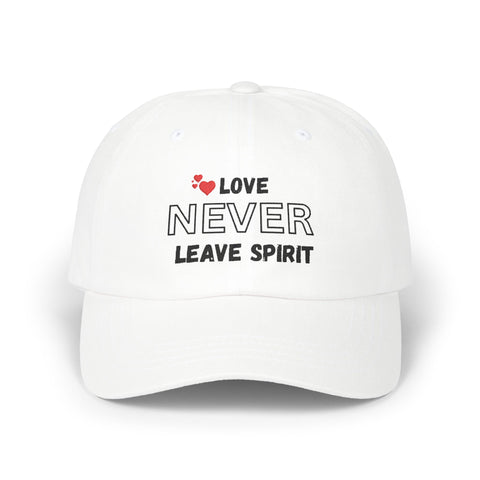 Love Never Leaves Dad Cap | Personalized Gift | Georgia Peache Love Never Leave Dad Cap | Family Gift Relaxed Dad Hat | Casual Summer Accessory Cap | Father’s Day Embroidered Hat | Adjustable Cotton Dad Cap | Meaningful Family Gift Hat | Lightweight Everyday Dad Hat | Classic Relaxed Fit Cap | Thoughtful Family Bonding Gift Hat | Durable Cotton Casual Cap

