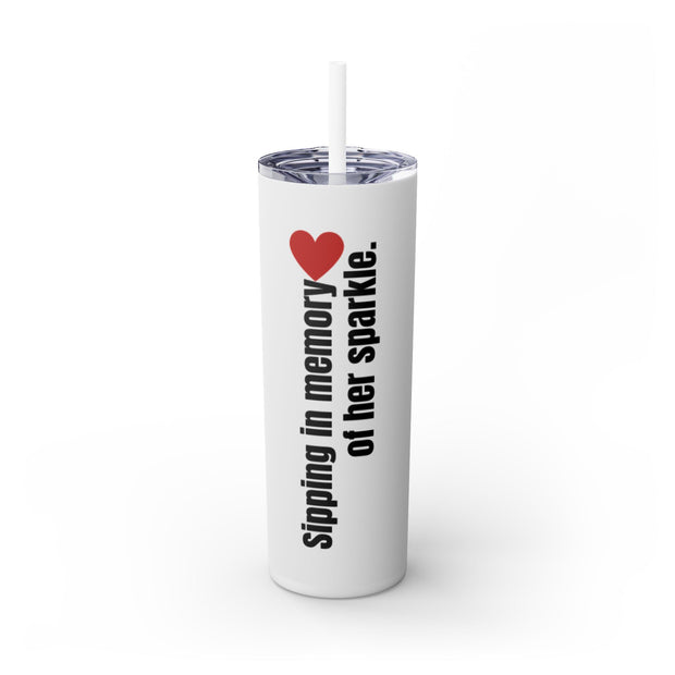 Memory Tribute Tumbler | Personalized Memorial Gift | Georgia Memory Tribute Tumbler | 20oz Memorial Skinny Cup | Personalized Remembrance Tumbler | Memorial Gift Insulated Cup | Tribute Drinkware Keepsake | Comforting Memorial Gift Cup | Stainless Steel Memorial Tumbler | Sipping in Memory Skinny Cup | Durable Memorial Travel Cup | Thoughtful Bereavement Gift Tumbler Peache