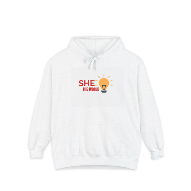 Empowering She Hoodie for Women | Motivational Unisex Hoodie | Gift for Her Sweatshirt | Cozy Empowerment Hoodie | Inspirational Hoodie for Women | Feminine Strength Hoodie | Daily Comfort Motivational Sweatshirt | Uplifting Message Hoodie | Empower Her Hoodie | Positive Vibes Unisex Sweatshirt