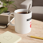 Missing You Heart Mug | Personalized Coffee Cup Gift | Heartfelt Ceramic Mug for Loved Ones | Customizable Memory Mug | Emotional Gift Coffee Cup | Cozy Holiday Drinkware Mug | Missing You Gift Idea | Special Keepsake Mug | Microwave Safe Love Mug | Unique Personalized Coffee Mug