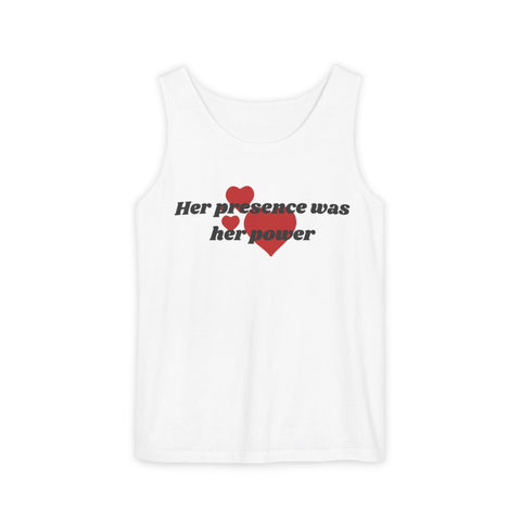 Empowering Love Tank Top | Unisex Heart Design Shirt | Feminist Summer Tank | Gift for Her Sleeveless Shirt | Empowerment Cotton Tank | Bold Graphic Love Shirt | Inspirational Tank for Women | Summer Motivation Tank | Sleeveless Empowering Top | Positive Message Unisex Shirt